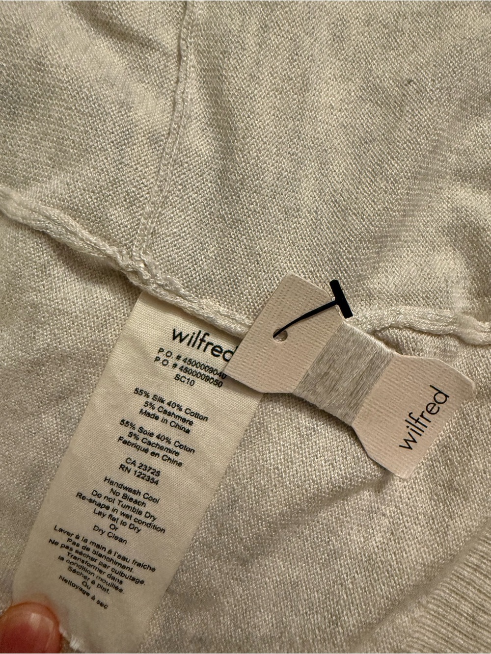 Aritzia Wilfred Flaubert Open-Front Longline Women's Cardigan Sweater - Picture 4 of 4